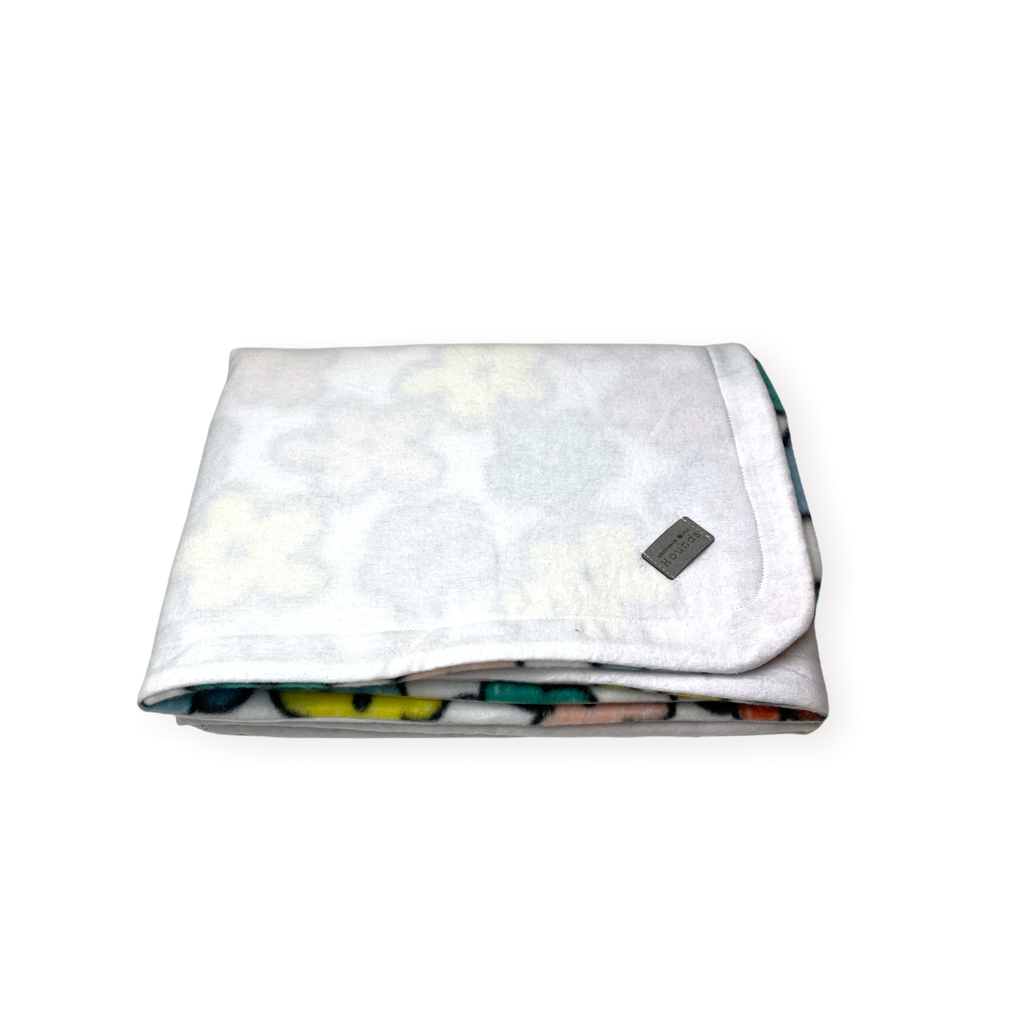 Flannel and Fleece Cosy Pet Blanket - Cartoon Floral