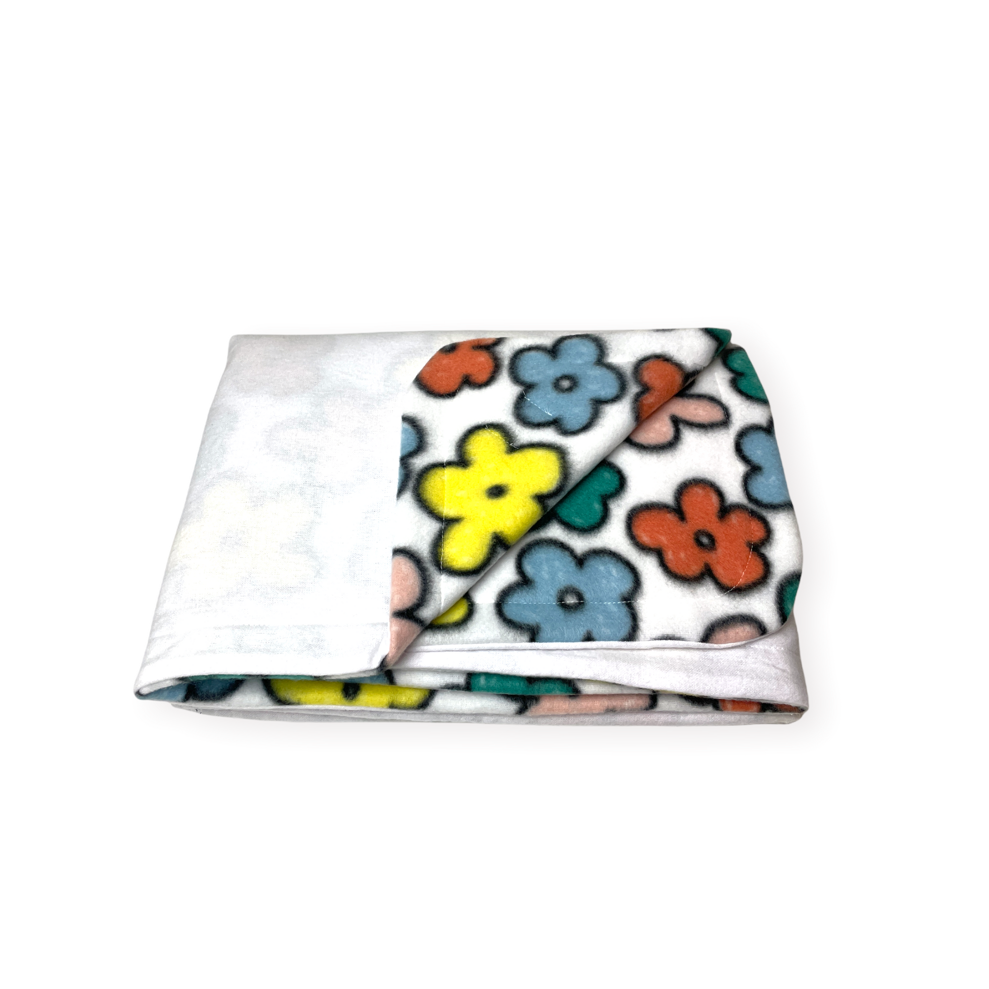Flannel and Fleece Cosy Pet Blanket - Cartoon Floral