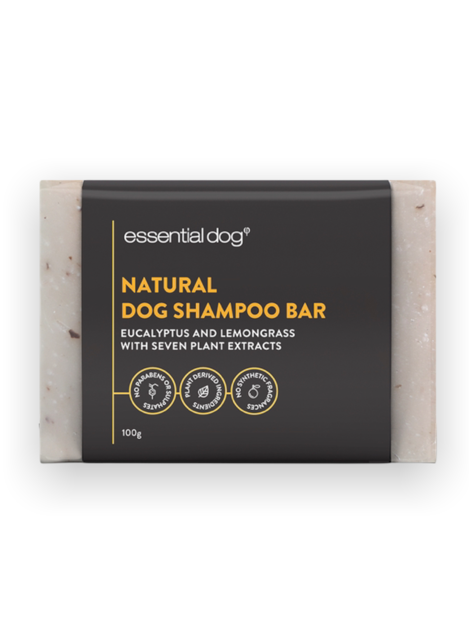 Natural Dog Shampoo Bar- Eucalyptus & Lemongrass