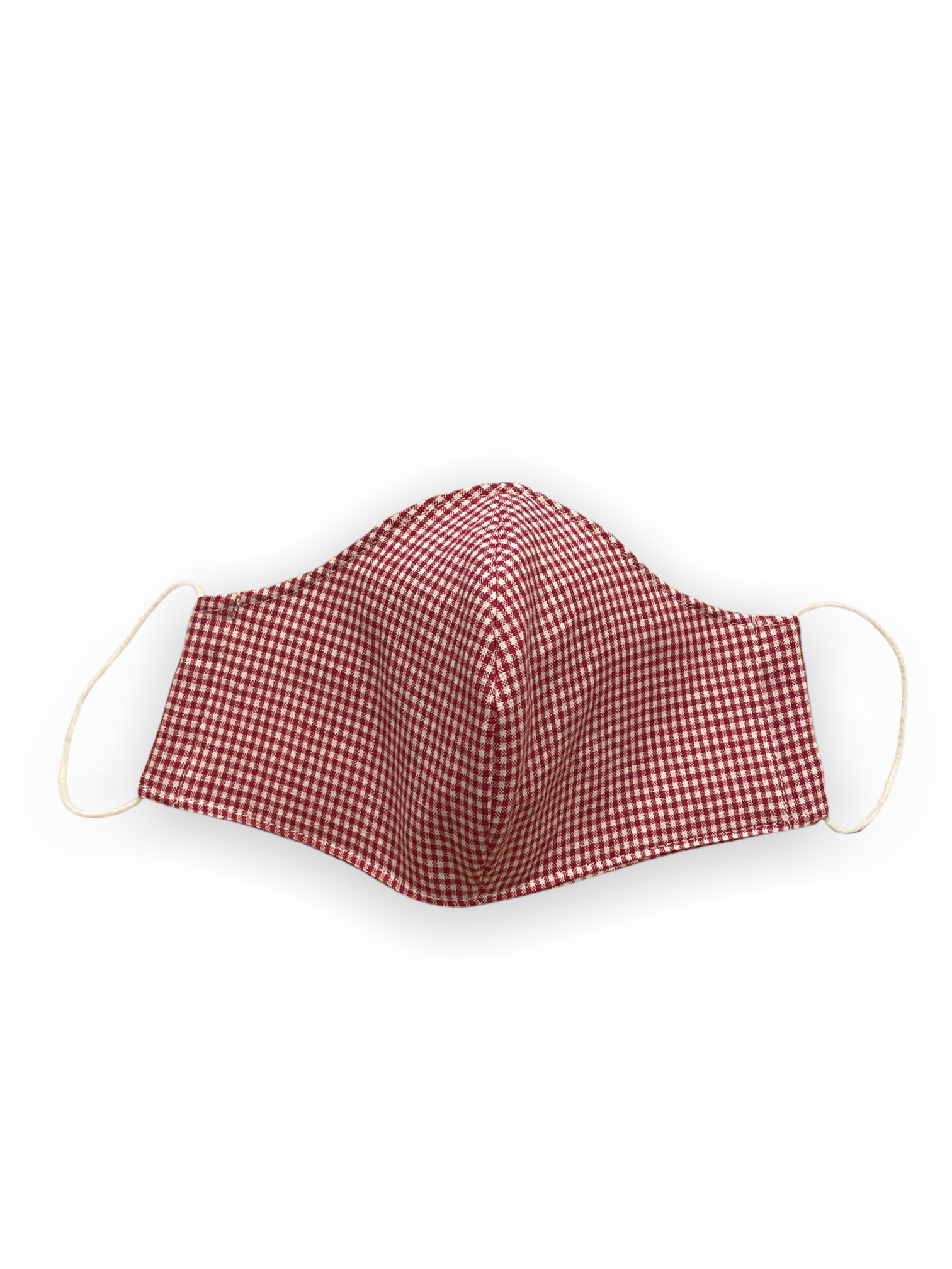 Pink Gingham Cotton Face Mask