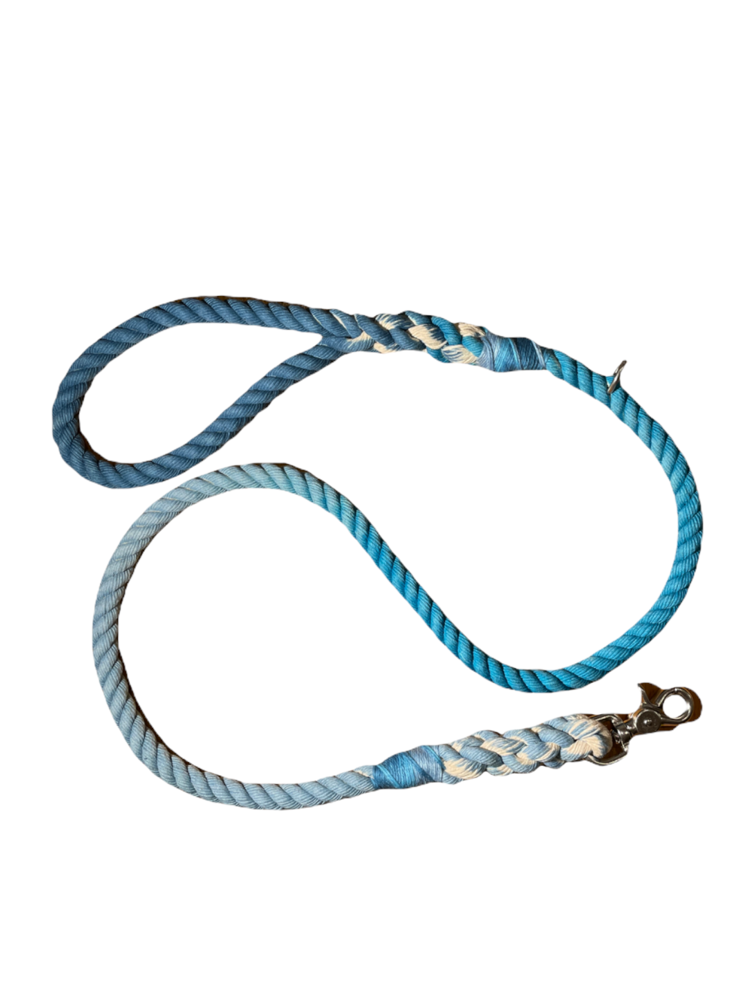 Blue Ombré 4ft Rope Leash