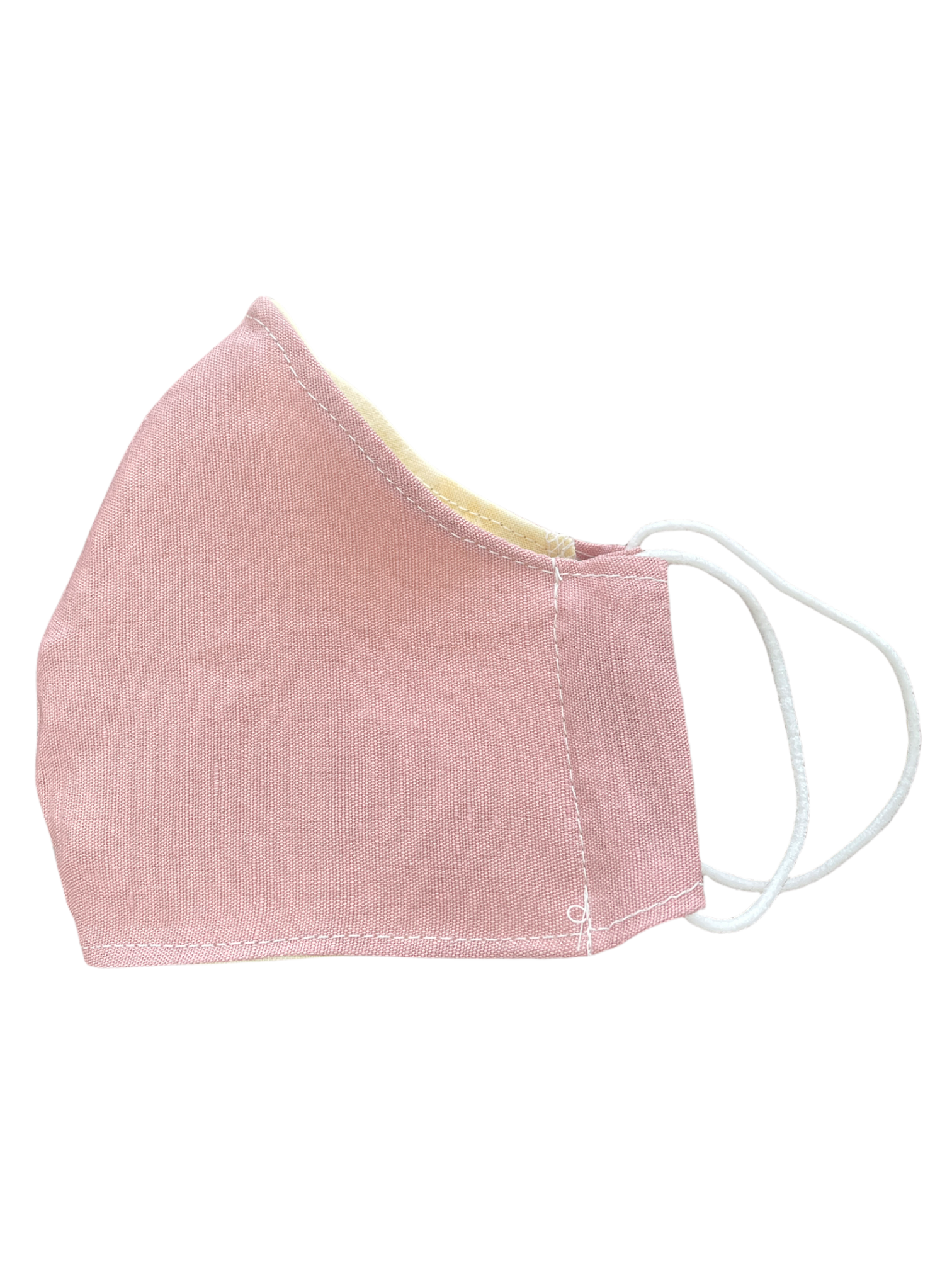 Pink Linen/Cotton Face Mask