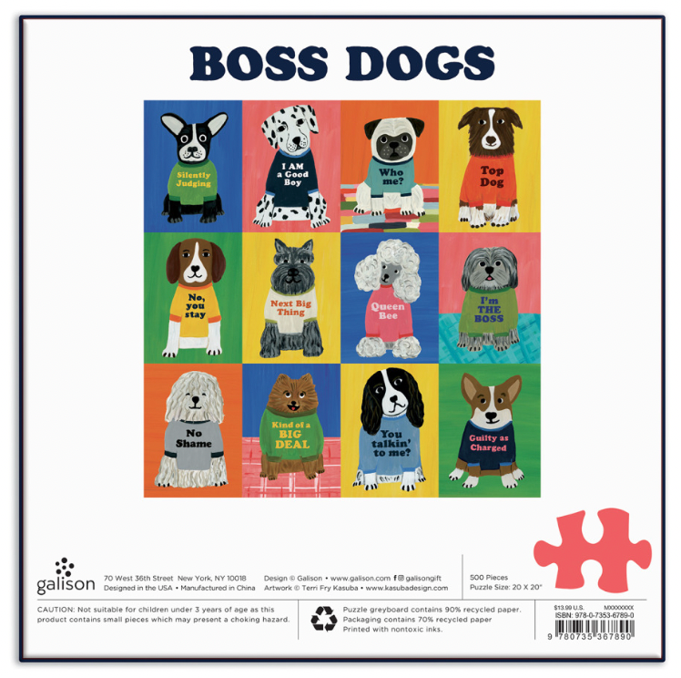 Galison - Boss Dogs Puzzle