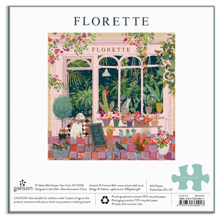 Galison Puzzle – Florette